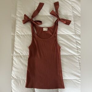 Nation LTD Los Angeles tie tank top, XS